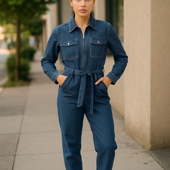 Fashion Nova Pants - Fashion Nova Womens Long Sleeve Boilersuit Jumpsuit Size XL Workwear Inspired